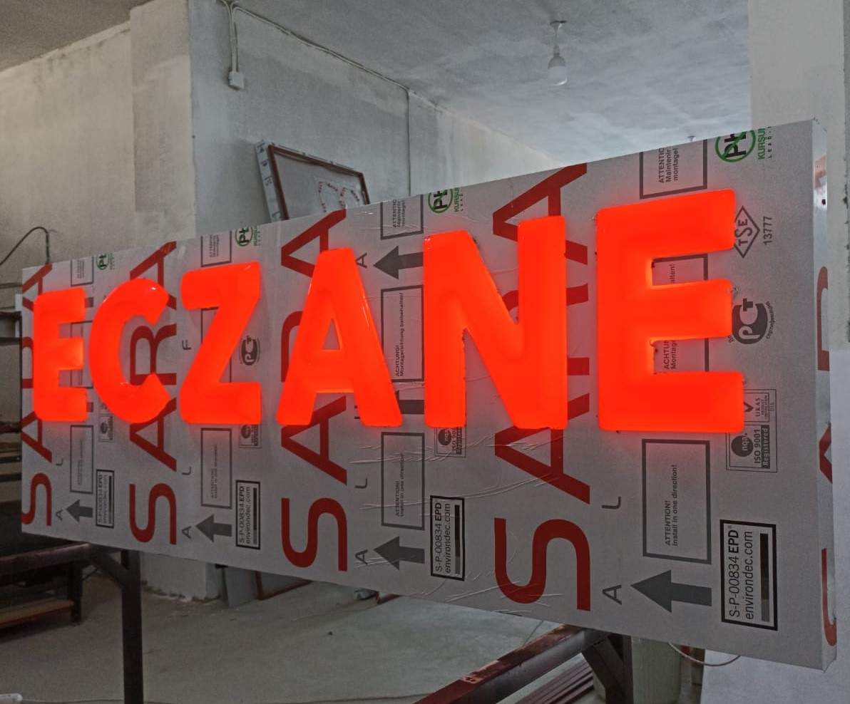 ECZANE TABELA HARFLERİ - Görsel 2