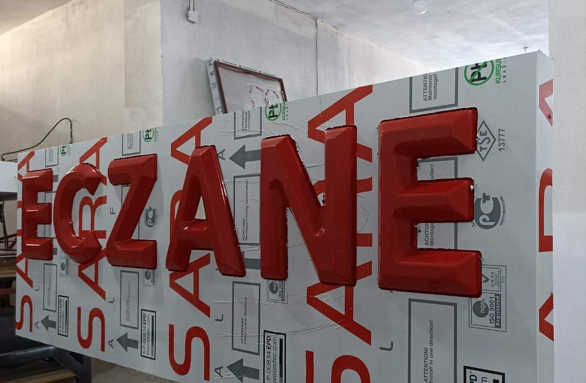 ECZANE TABELA HARFLERİ - Görsel 3