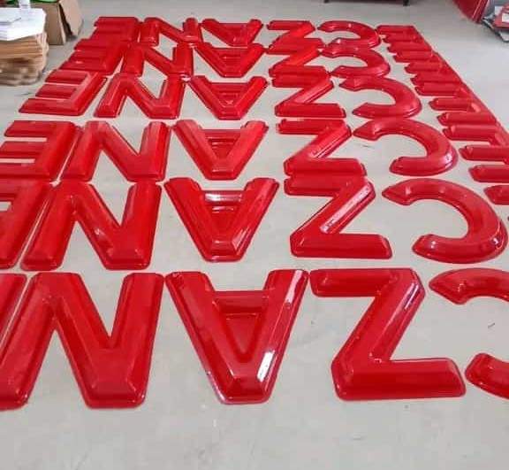 ECZANE TABELA HARFLERİ