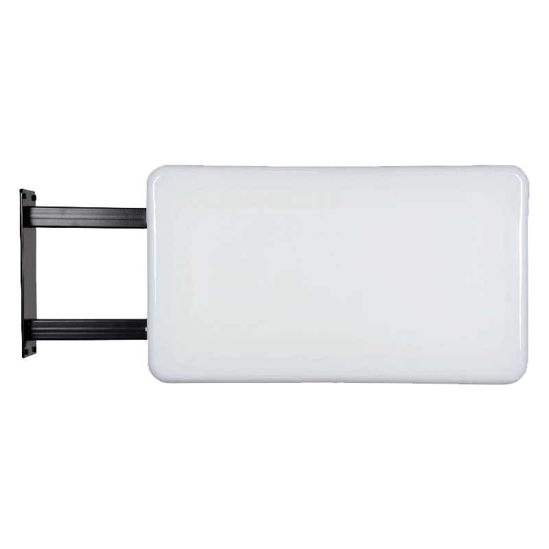 Dikdörtgen Yatay Düz Ayaklı Fener Tabela