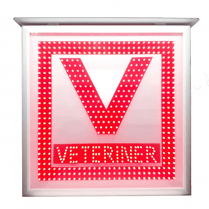 VETERİNER V LED TABELA 60X60