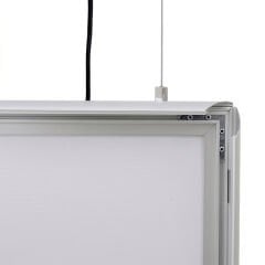 25 mm Ledbox Gönye Alüminyum Çerçeve Led Işıklı Çift Taraflı - Görsel 4