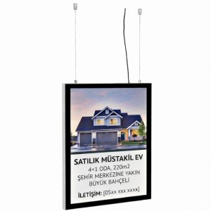LumoFrame Manyetik LED Lightbox (Çift Taraflı Magneco Tipi)