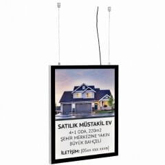 LumoFrame Manyetik LED Lightbox (Çift Taraflı Magneco Tipi) - Görsel 5