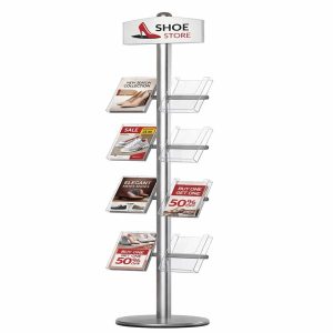 Vertical Ordered Çift Sıra Broşürlük & Ayaklı Broşür Standı