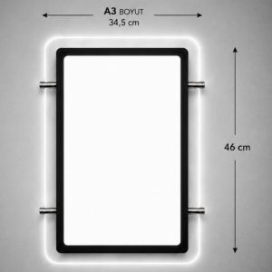 A3 Dikey LED'Lİ