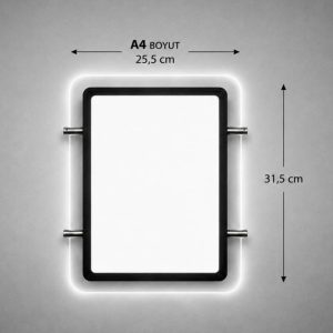 A4 Dikey LED'Lİ